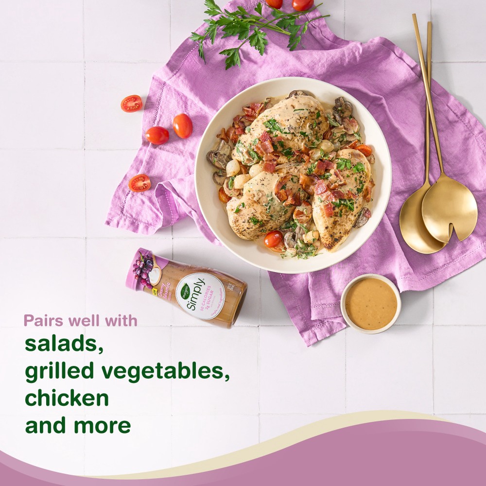 slide 4 of 6, Marzetti Simply™ Creamy Balsamic Dressing & Marinade 12 fl. oz. Bottle, 12 fl oz