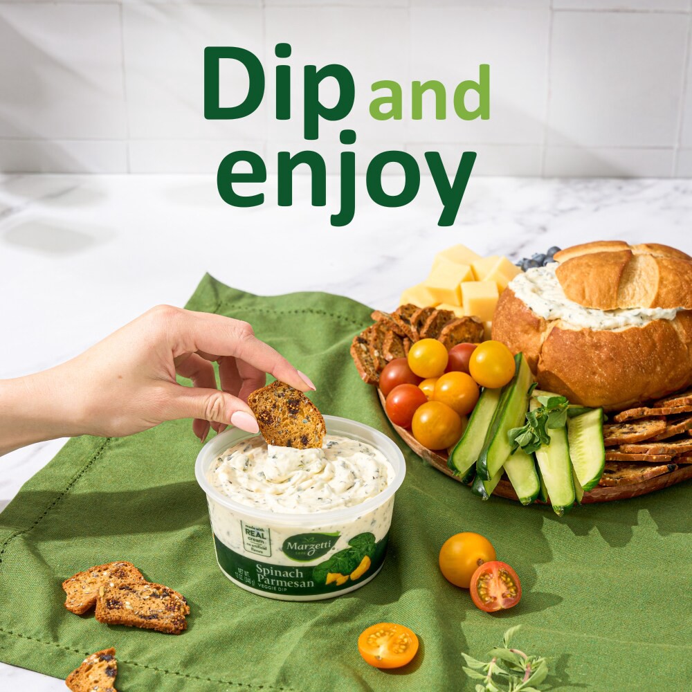 slide 5 of 6, Marzetti Spinach Parmesan Veggie Dip, 12 oz