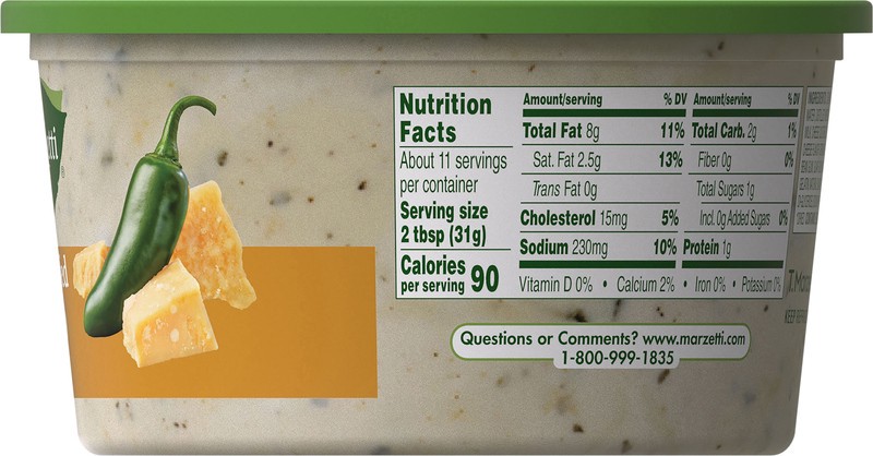 slide 4 of 5, Marzetti Creamy Stuffed Jalapeño Veggie Dip, 12 oz