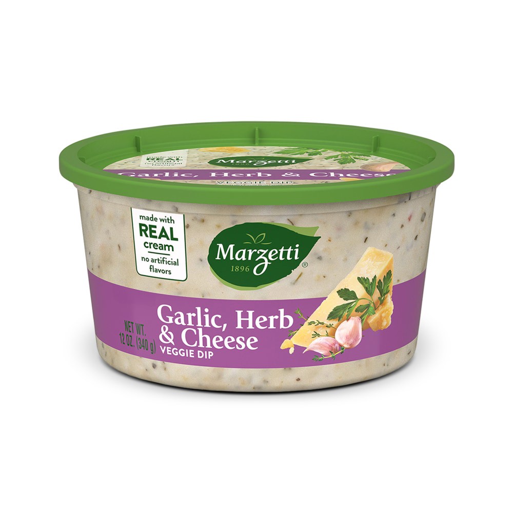 slide 6 of 6, Marzetti Garlic, Herb & Cheese Veggie Dip - 12 oz, 12 oz