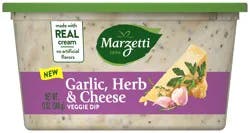 Marzetti Garlic, Herb & Cheese Veggie Dip - 12 oz
