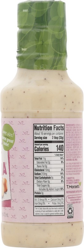 slide 2 of 5, Marzettis Sweet Vidalia Onion Dressing, 16 oz