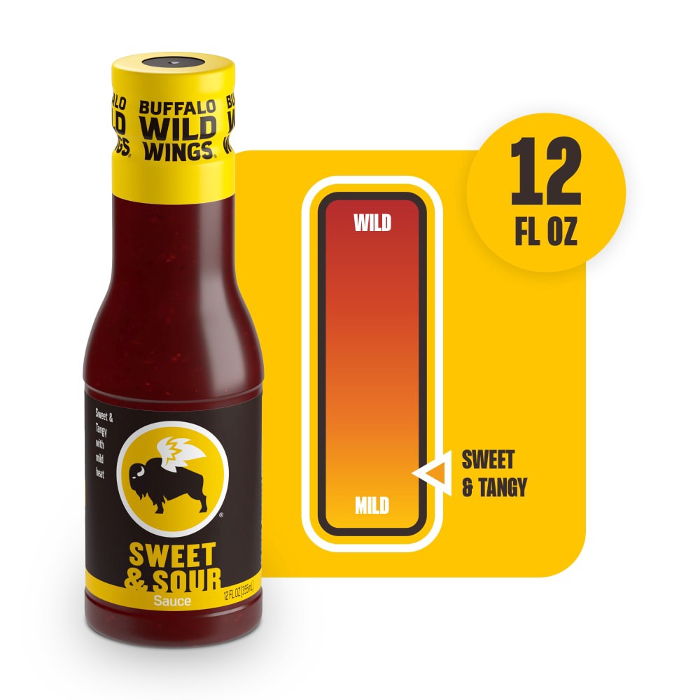 slide 3 of 6, Buffalo Wild Wings Sweet & Sour Sauce, 12 fl oz