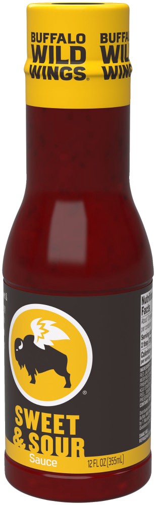 slide 3 of 6, Buffalo Wild Wings Sweet & Sour Sauce, 12 fl oz