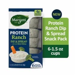 Marzetti Protein Ranch Snack Pack 6ct