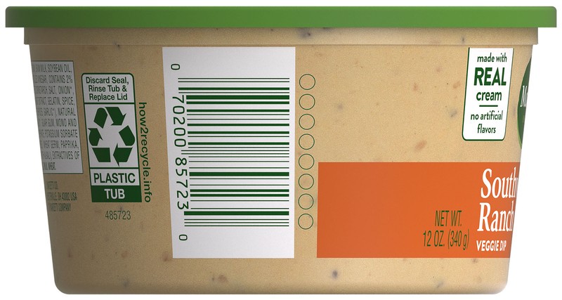 slide 5 of 5, Marzetti Southwest Ranch Veggie Dip, 12 oz