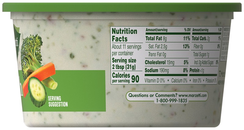 slide 4 of 5, Marzetti Ranch Veggie Dip, 12 oz