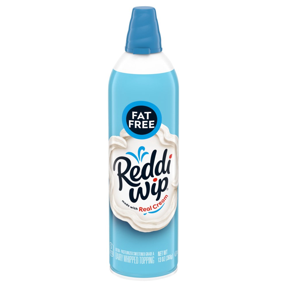 slide 2 of 4, Reddi-wip Fat Free Whipped Topping Made with Real Cream, 13 oz, 13 oz