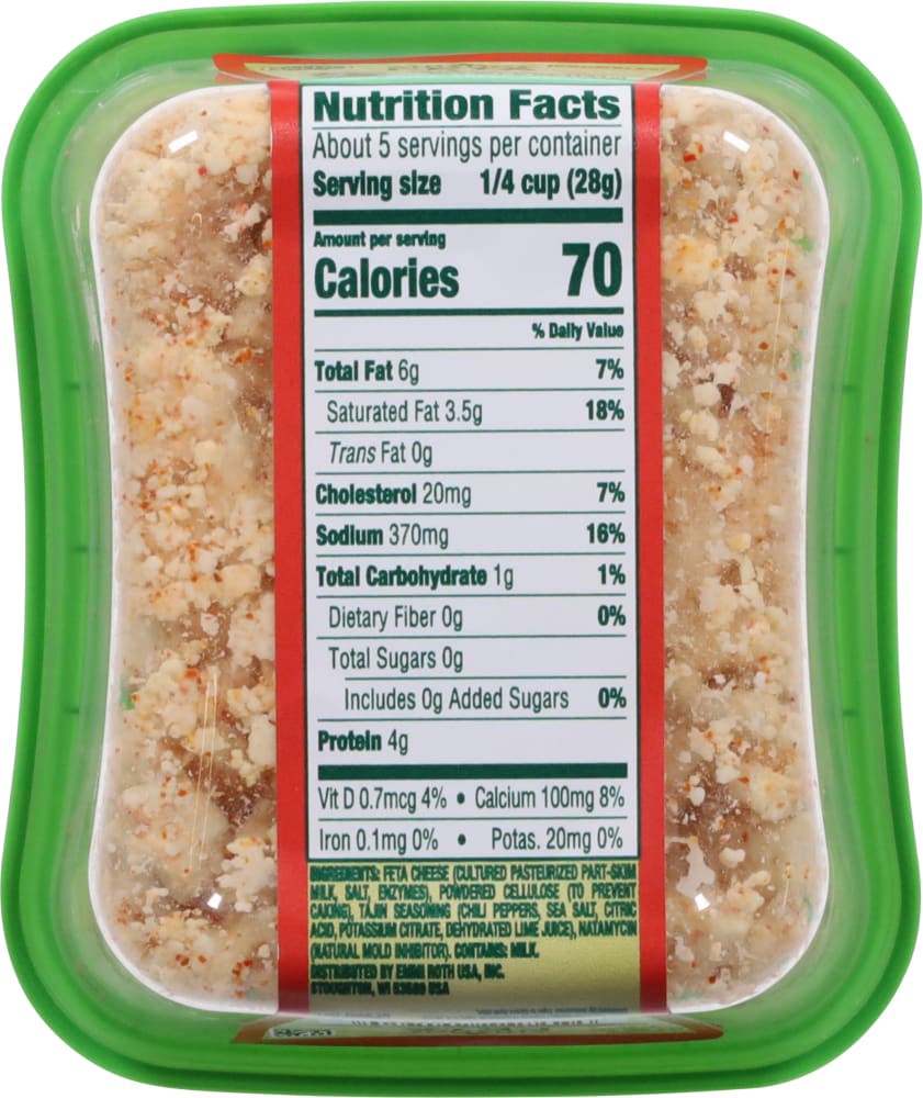 slide 3 of 4, Athenos Crumbled Tajin Feta Cheese, 5 oz