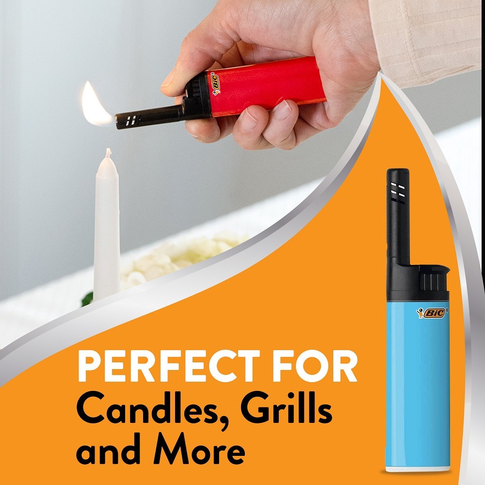slide 3 of 6, BIC EZ Reach Pocket Lighter, 1 ct