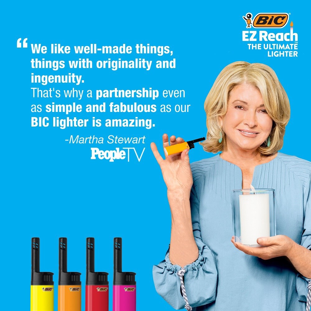 slide 2 of 6, BIC EZ Reach Pocket Lighter, 1 ct