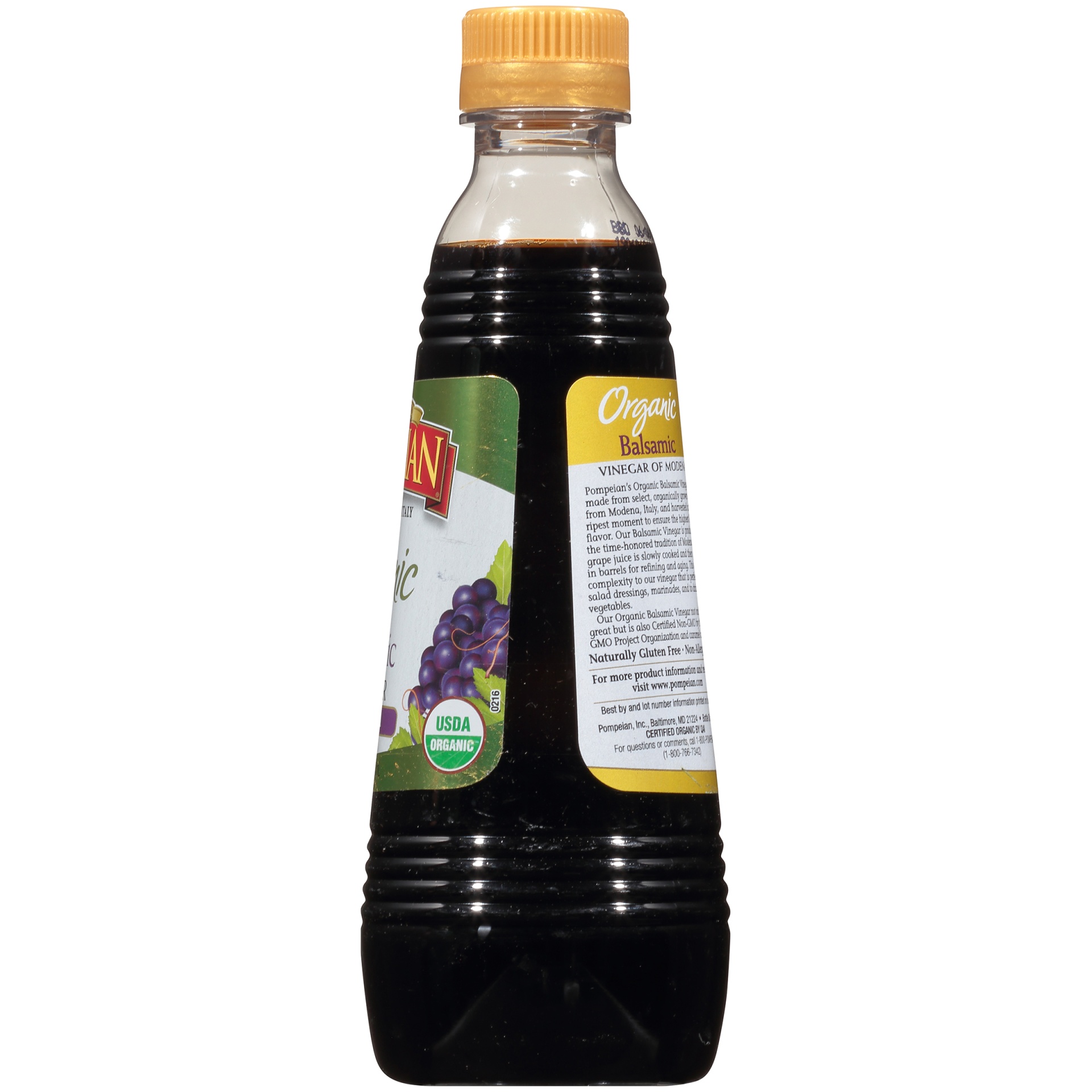 slide 6 of 6, Pompeian Organic Balsamic Vinegar of Modena - 16 fl oz, 16 fl oz
