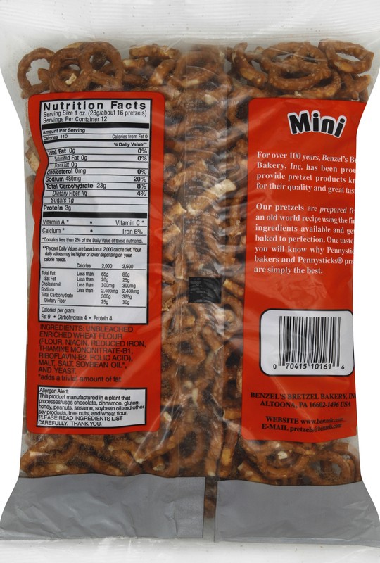 slide 2 of 3, Pennysticks Brand Mini Pretzels - 12 oz, 12 oz