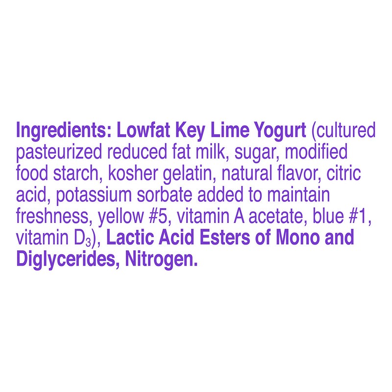 slide 4 of 5, Yoplait Whips Reduced Fat Yogurt Mousse, Key Lime Pie Flavored, Gluten Free Snack, 4 OZ Yogurt Cup, 4 oz