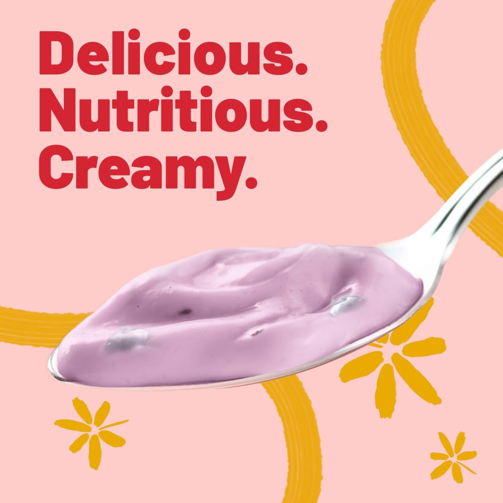 slide 3 of 6, Yoplait Original Low Fat Mountain Blueberry Yogurt Cup, Made with Real Fruit, 6 oz, 6 oz