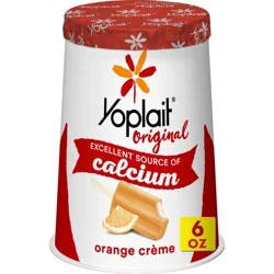 Yoplait Original Orange Creme Low Fat Yogurt, 6 oz Yogurt Cup