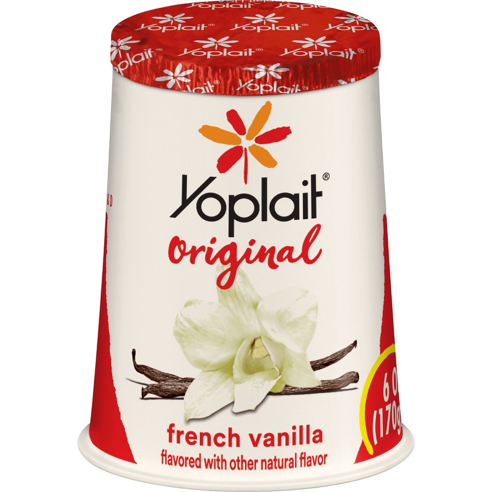 slide 2 of 3, Yoplait Original Low Fat French Vanilla Yogurt Cup, 6 oz, 6 oz