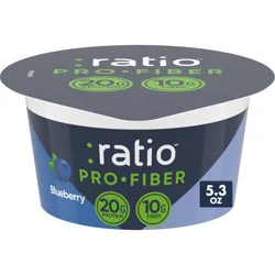 Ratio Pro-Fiber Blueberry Yogurt Cultured Dairy Snack Cup, 5.300 oz
