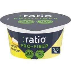 Ratio Pro-Fiber Lemon Meringue Yogurt Cultured Dairy Snack Cup