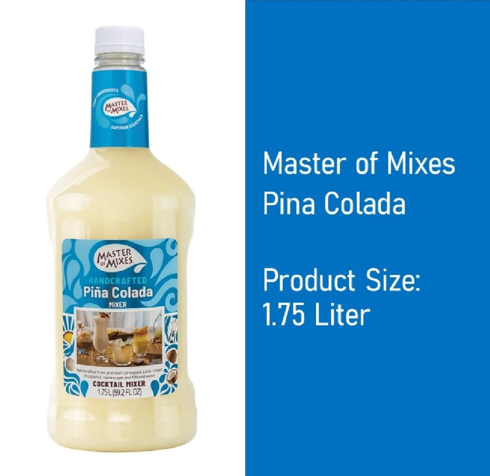 slide 3 of 5, Master of Mixes Pina Colada Mixer - 1.75 liter, 1.75 liter