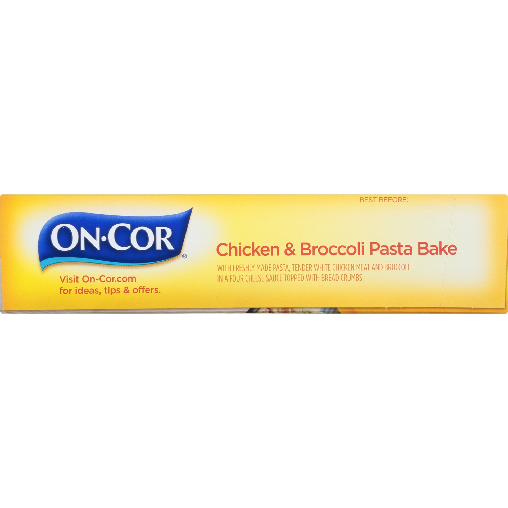 slide 5 of 8, On-Cor Selects Chicken & Broccoli Pasta Bake, 28 oz