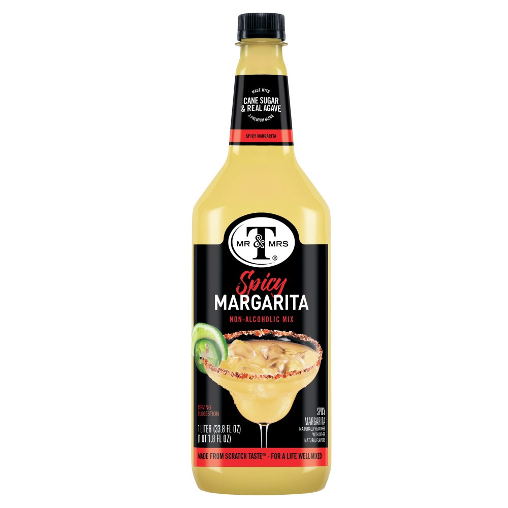 slide 3 of 4, Mr & Mrs T Spicy Margarita Mix- 33.8 fl oz, 33.8 fl oz