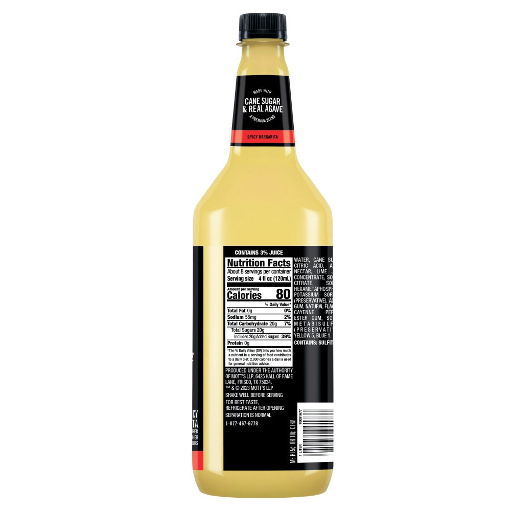 slide 4 of 4, Mr & Mrs T Spicy Margarita Mix- 33.8 fl oz, 33.8 fl oz