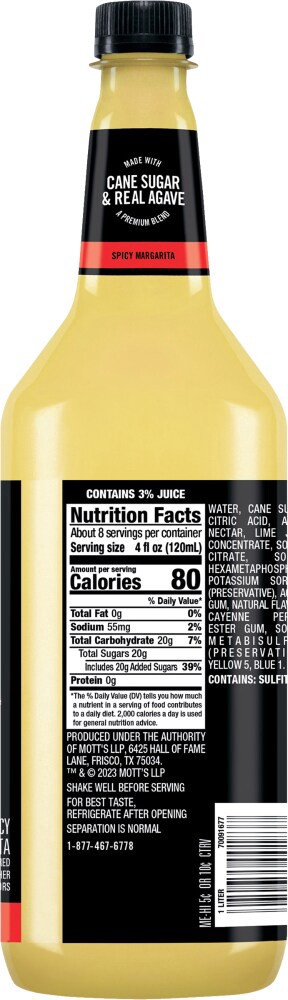 slide 2 of 4, Mr & Mrs T Spicy Margarita Mix- 33.8 fl oz, 33.8 fl oz