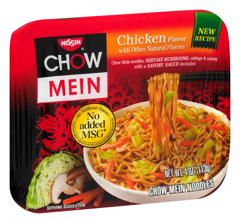 slide 2 of 5, Nissin Chow Mein Restaurant Style Chicken Flavor Chow Mein Noodles 4 oz, 4 oz