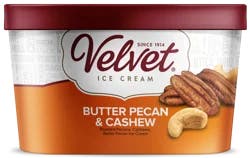 Velvet Ice Cream Velvet Butter Pecan Cashew Ice Cream