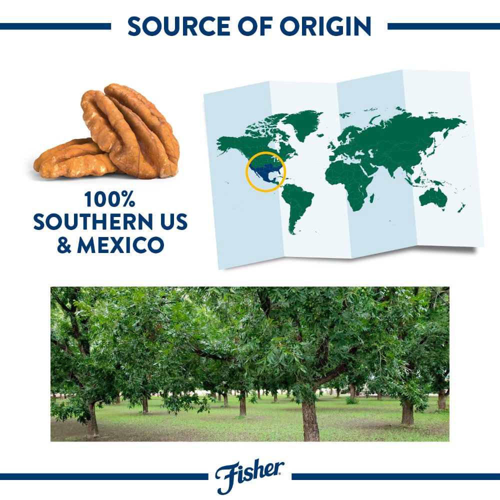 slide 2 of 5, Fisher Toasted Finely Chopped Pecans, 10 oz / 2 1/2 cups