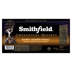 Smithfield Smokehouse Reserve Smokin' Campfire Hickory Bacon