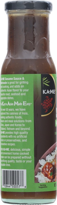 slide 3 of 5, KA-ME Sesame Sauce & Marinade - 8 fl oz, 8 fl oz