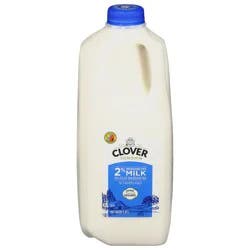Clover Sonoma 2% Reduced Fat Milk 0.5 gal