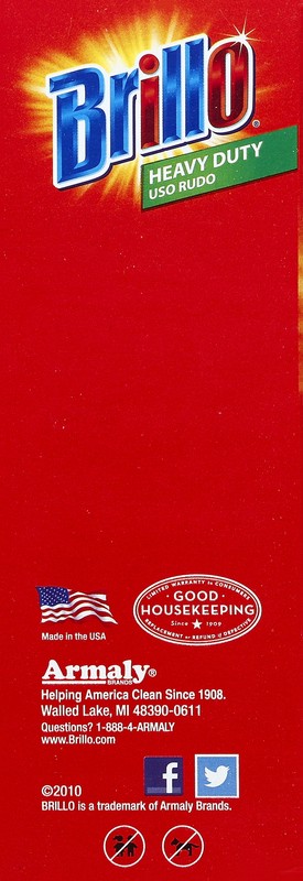 slide 2 of 2, Brillo Heavy Duty Steel Wool Soap Pads, 10 ct