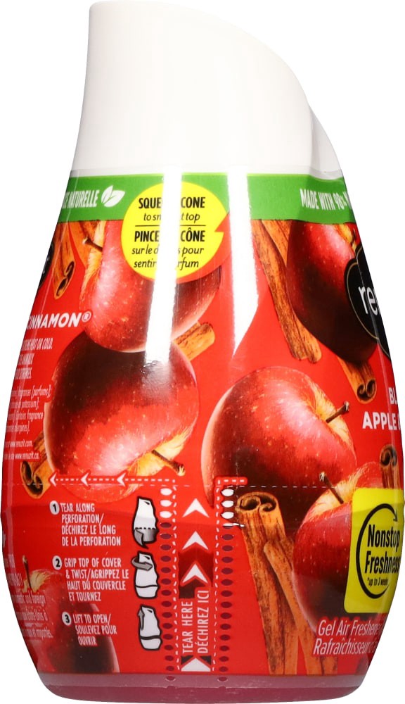 slide 3 of 4, Renuzit Apple & Cinnamon Gel Air Freshener 7.0 oz, 7 oz