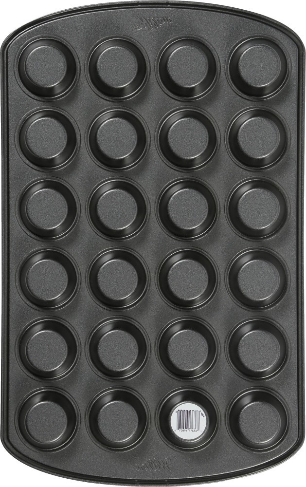 slide 2 of 3, Wilton™ Gold Non-Stick Muffin Pan Mini, 16 x 10 in