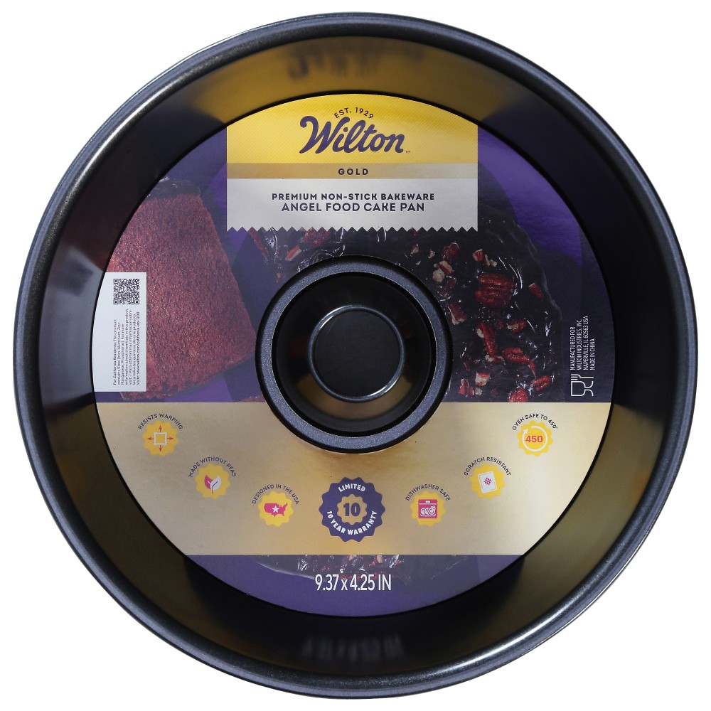 slide 2 of 3, Wilton™ Gold Non-Stick Angel Food Pan, 1 ct