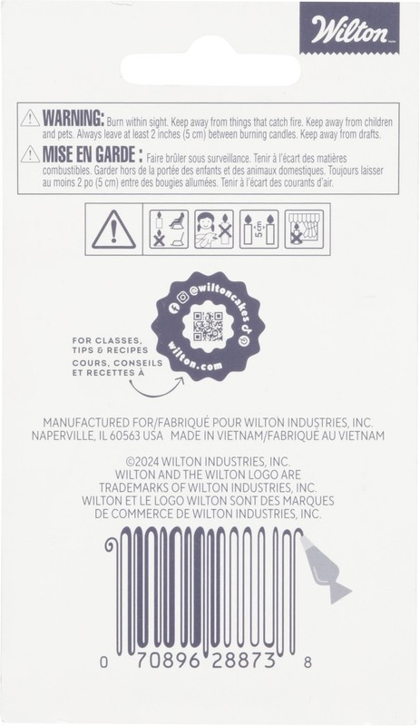 slide 4 of 4, Wilton Assorted Colors Celebration Candles, 24 ct