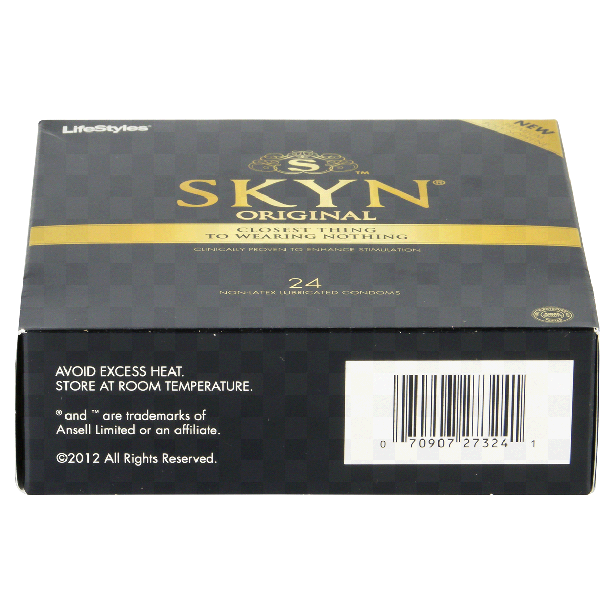 slide 4 of 4, SKYN Feel Everything Original Non-Latex Lubricated Condoms 24 ea, 24 ct