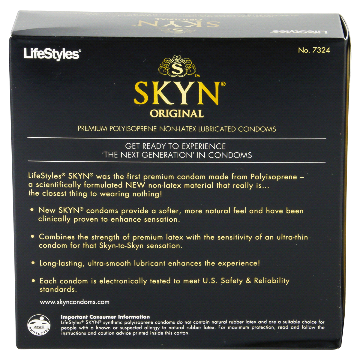 slide 2 of 4, SKYN Feel Everything Original Non-Latex Lubricated Condoms 24 ea, 24 ct