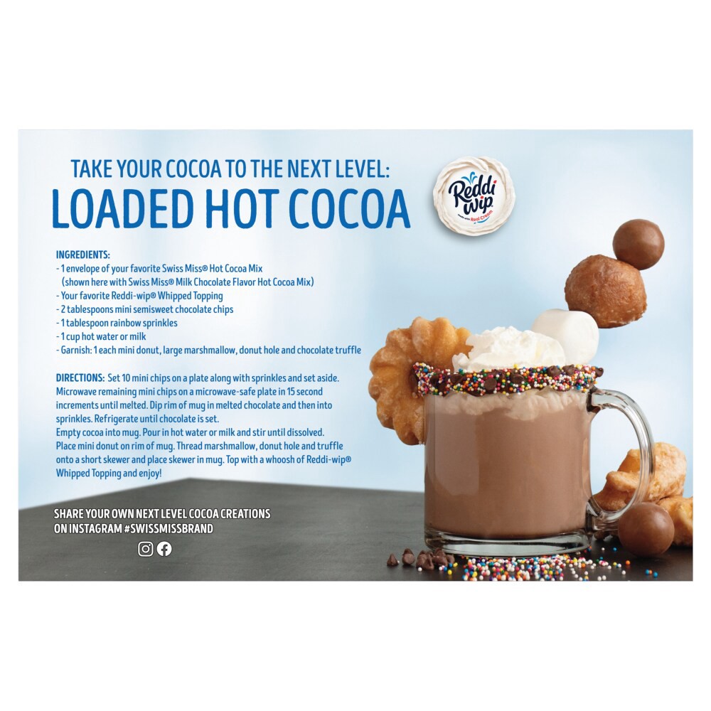 slide 2 of 4, Swiss Miss Milk Chocolate Flavored Hot Cocoa Mix, Hot Cocoa Mix Packets - 8 ct, 8 ct
