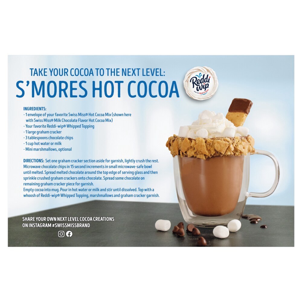 slide 2 of 4, Swiss Miss Chocolate Hot Cocoa Mix With Marshmallows, 8 Count Hot Cocoa Packets, 8 ct