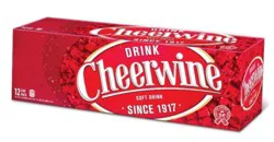 Cheerwine Cherry Soda Cans