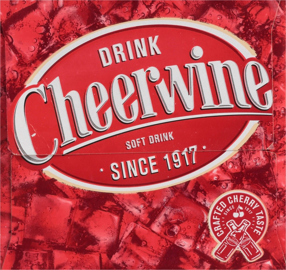 slide 5 of 5, Cheerwine Cherry Soda Cans, 12 ct; 12 fl oz