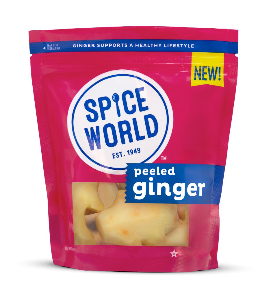 slide 2 of 2, Spice World Peeled Ginger 7 oz, 7 oz
