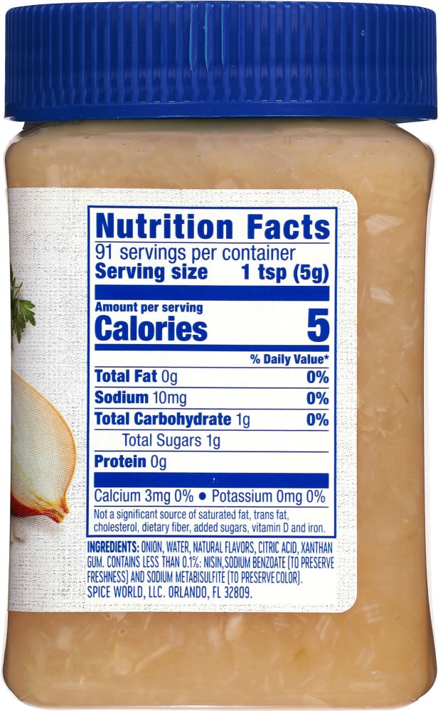 slide 2 of 3, Spice World Chopped Easy Onion 16 oz, 16 oz