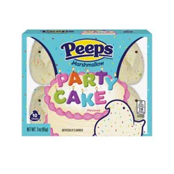 Peeps Party Cake Flavored Marshmallow 10 ea
