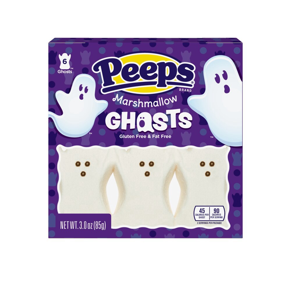 slide 6 of 6, Peeps Marshmallow Ghosts, 3 oz
