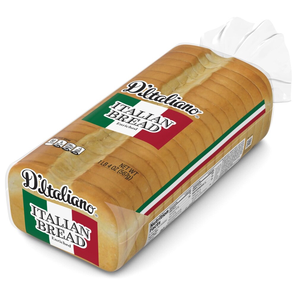 slide 4 of 5, D'Italiano Shelf-Stable Italian White Bread, 20 oz, 20 oz